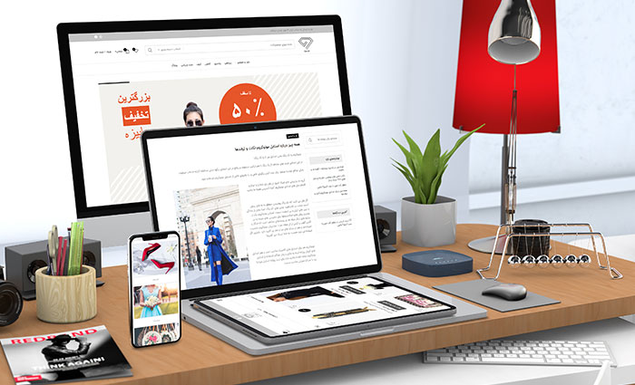 طراحی سایت فروشگاه پوشاک